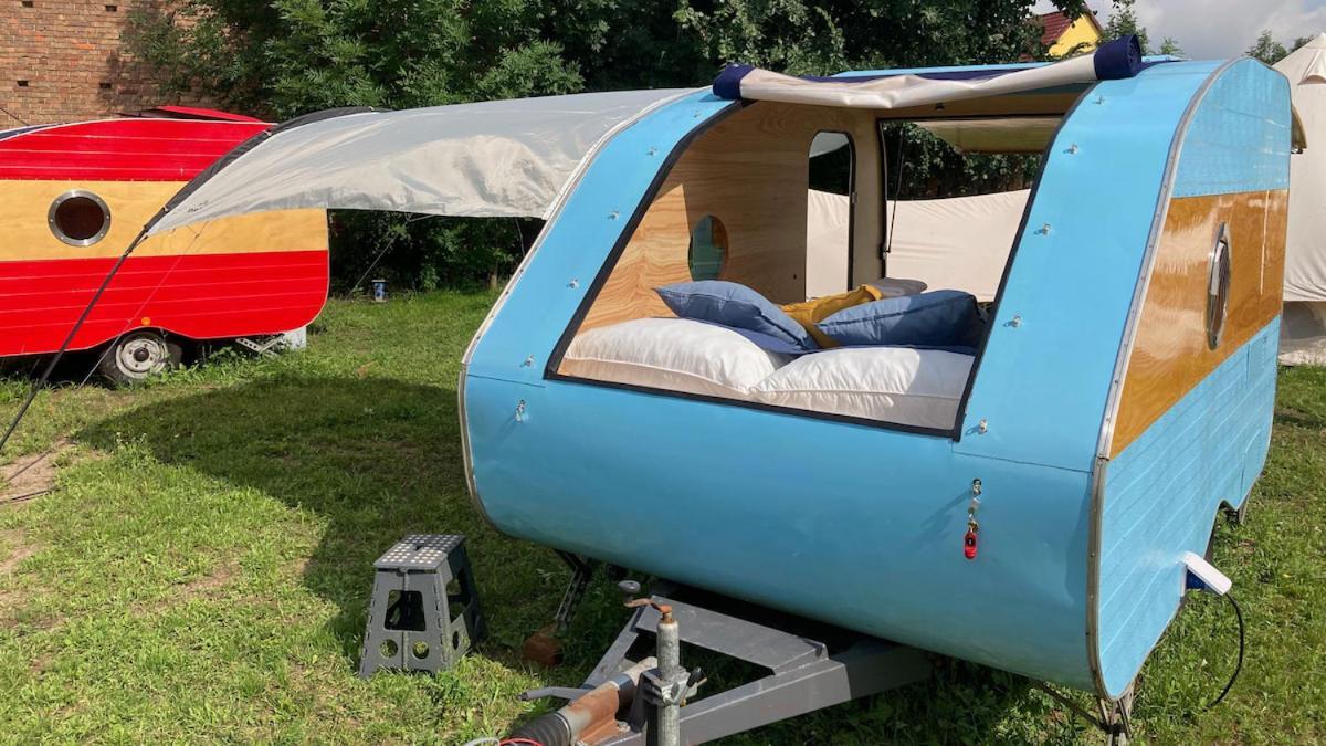فندق Cabrio-Wohnwagen Brandenburg  المظهر الخارجي الصورة