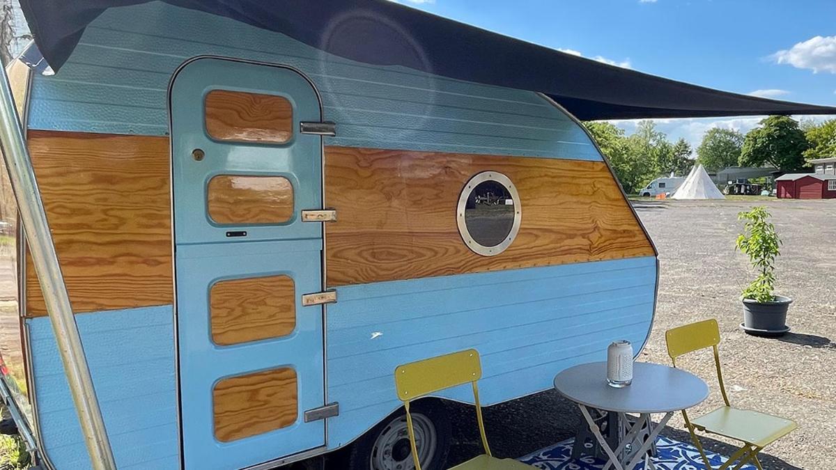 فندق Cabrio-Wohnwagen Brandenburg  المظهر الخارجي الصورة
